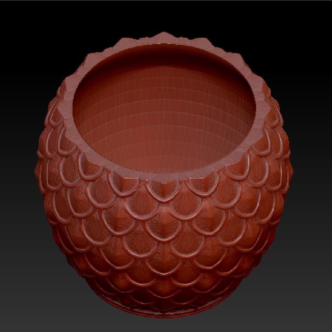 Fish Scale Vase 3D Prints STL File - Etsy
