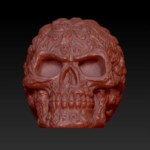 Halloween Ghostly skull 3D Prints/3D models for CNC Router STL File