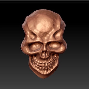 Halloween Skull 3D Prints/3D models for CNC Router STL File