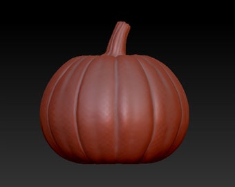 Halloween Pumpkin 3D Prints/3D models for CNC Router STL File