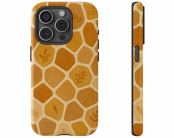 Giraffe Phone Case for iPhone 17 16 15 14 13 Pro Max, Safari Animal Art Phone Case for Samsung S23 S24 S25, Giraffe Gift, Collage Phone Case