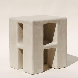 nido wabi-sabi raw clay plaster table