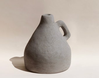 abiquiú primitive plaster jug/vessel