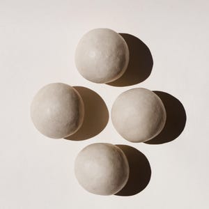 wabi sabi clay plaster balls/set of 4