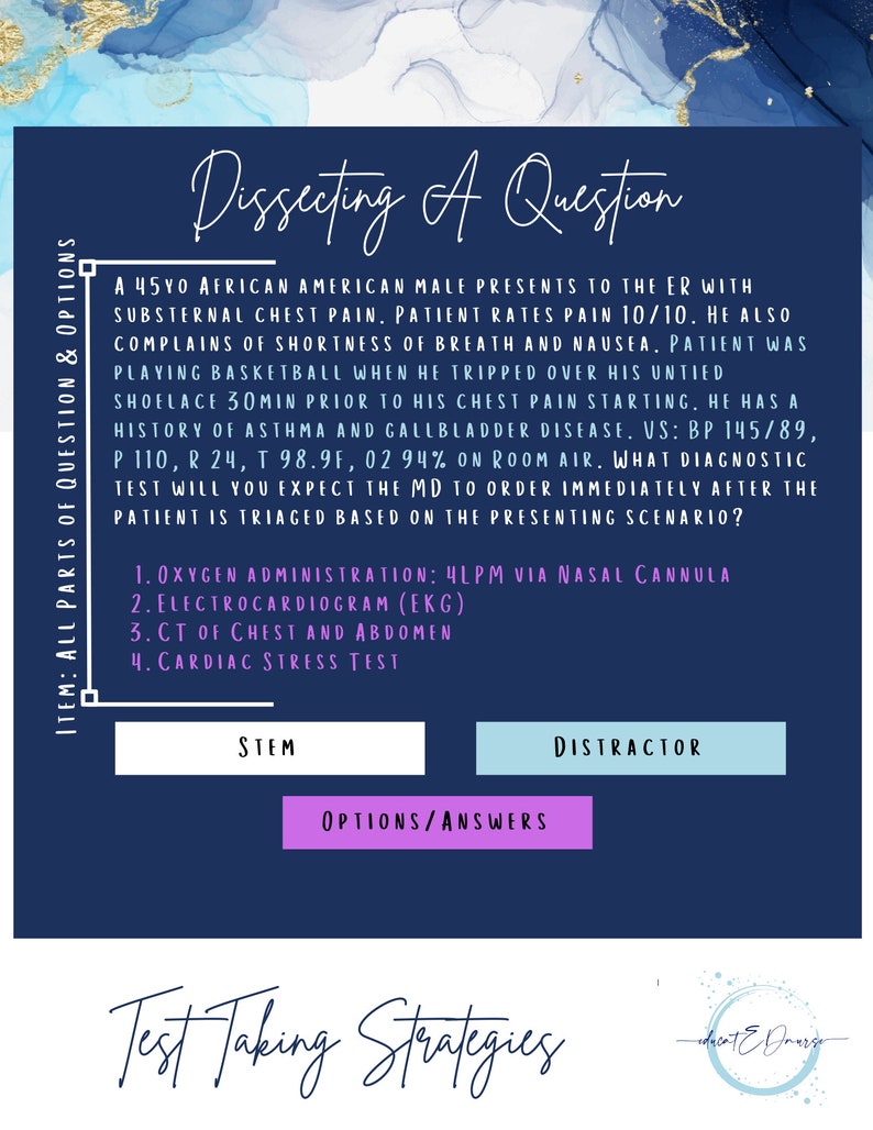 Nursing School Student NCLEX Exam Study Prep Guide: Digital Download - Etsy