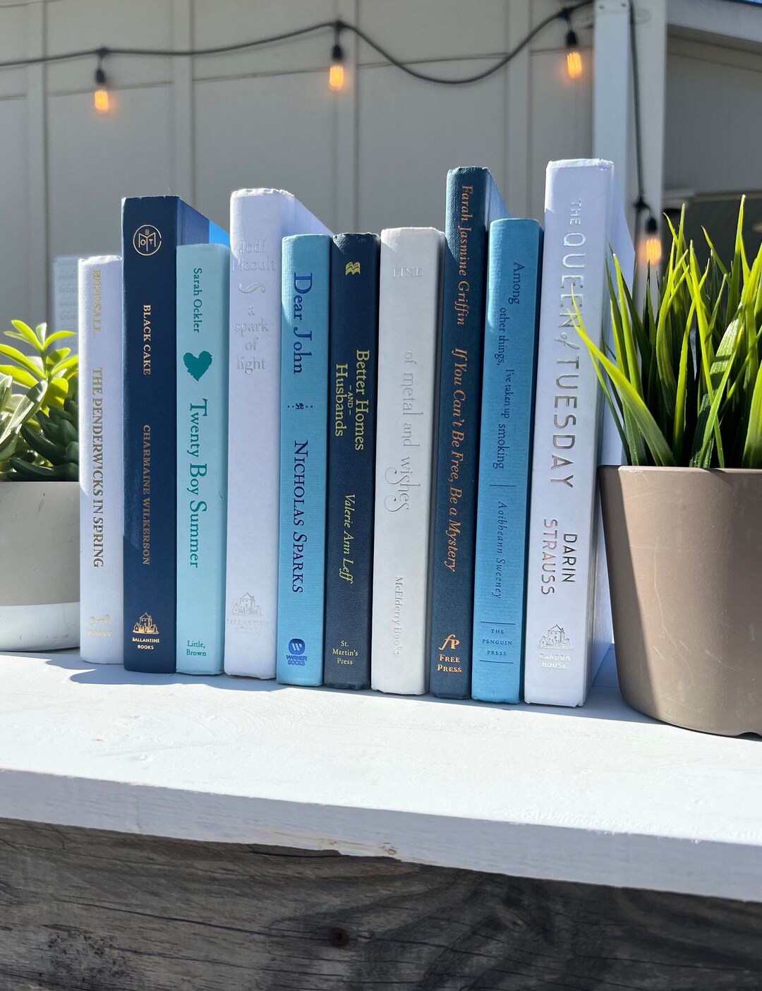 Nautical Decorative Books Decorative Book Bundle Beach House Etsy