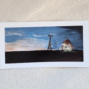 Charming Country Farmhouse Art Print