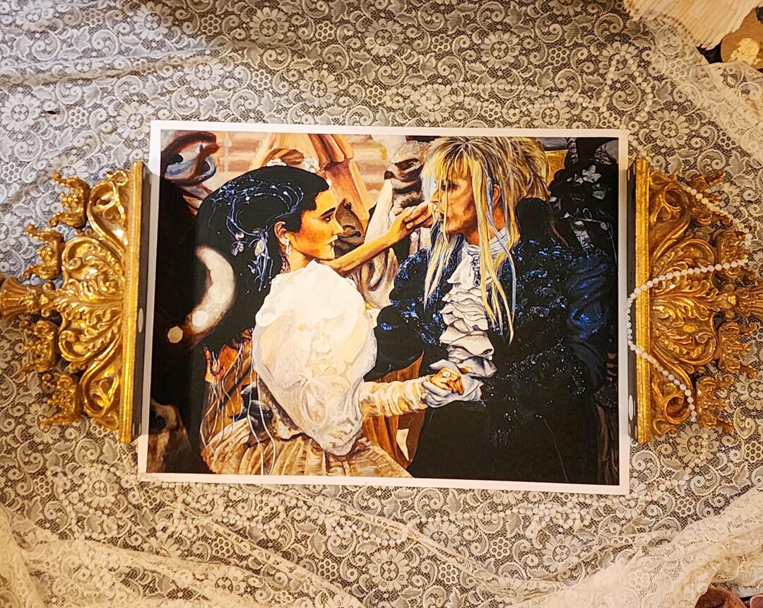 Jim Hensons: (JUMBO POSTER) Labyrinth 1986 Inspired "as the World Falls ...
