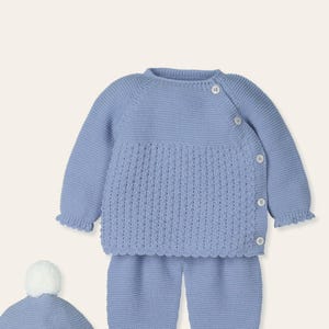 Newborn Boy knitted outfit Baby Boy clothing Baby knitted outfit footed knit outfit Newborn Take me home Outfit Newborn Coming Home Outfit