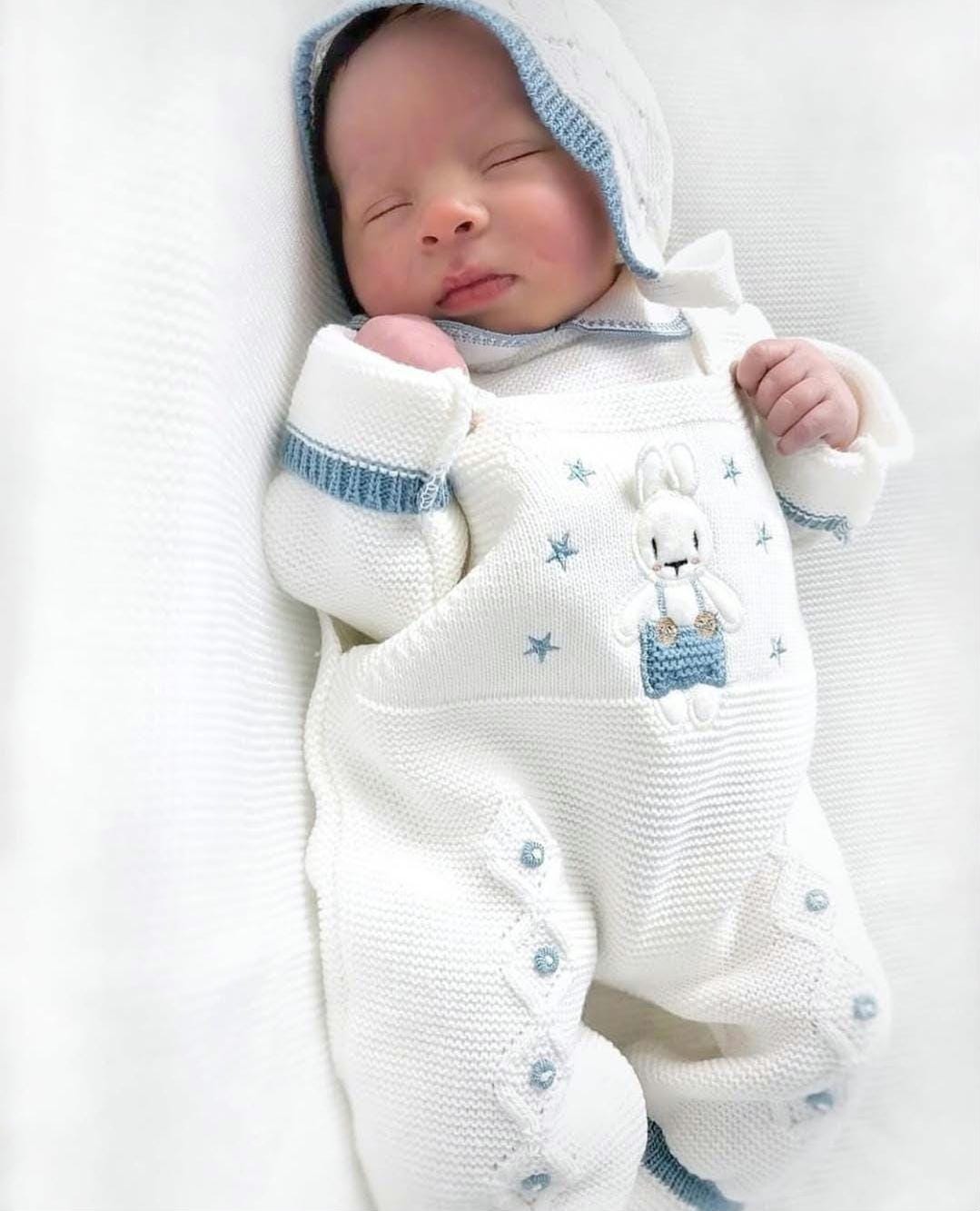 Knitted Baby Ropa Tejida Para NiÃ±o Recien Nacido Primeras Puestas