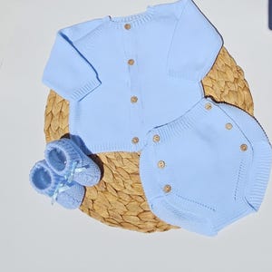 Newborn Summer knitted newborn set, baby knit summer newborn outfit first outfit baby knitted newborn Infant knit