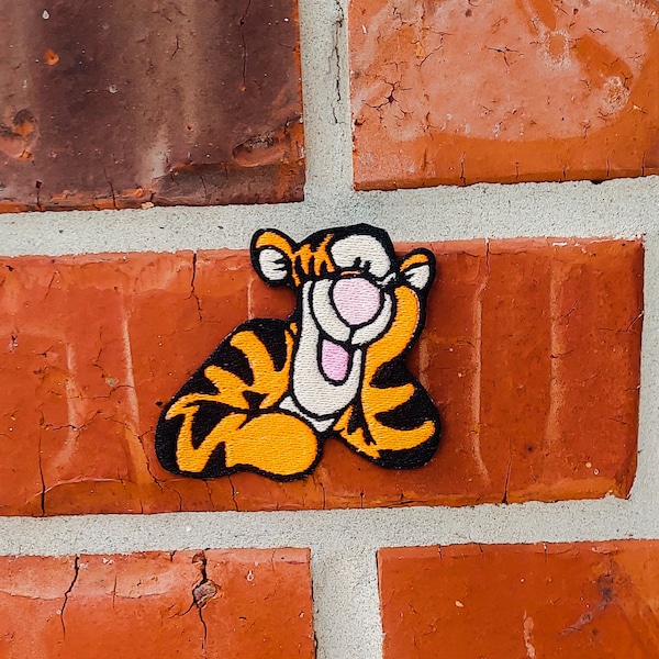 Tigger 2.72" x 3.51" Winnie-the-Pooh Disneyland Disney Parks Resorts Iron On Embroidered Patch Applique