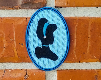 Cinderella Silhouette 2.78" x 3.91" Disneyland Disney Parks Resorts Iron On Embroidered Patch Applique