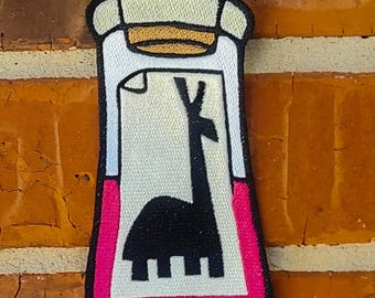 BIG 7 inch Kuzco's Poison Extract of Llama The Emperor's New Groove Disneyland Disney Parks Resorts Iron On Embroidered Patch Applique