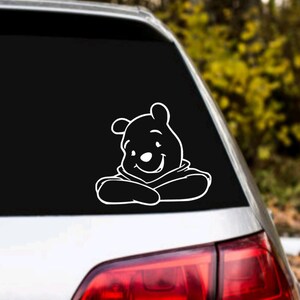 Winnie The Pooh Disney Vinyl Decal, Car Window, Laptop, Tumbler, Mirror, Bumper, Sticker