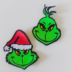 Der Grinch 2,52 &quot;x 3,51&quot; How The Grinch Stola Weihnachten Universal Studios Aufnäher Applikation