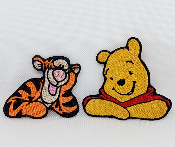 Pooh Bear Patch Eore Piglet Vintage Embroidered Applique 