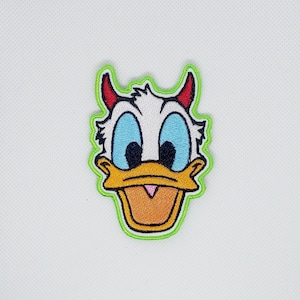 Donald Duck Devil 2,60 "x 3,61" Halloween Disneyland Disney Parks Resorts fer sur applique brodée