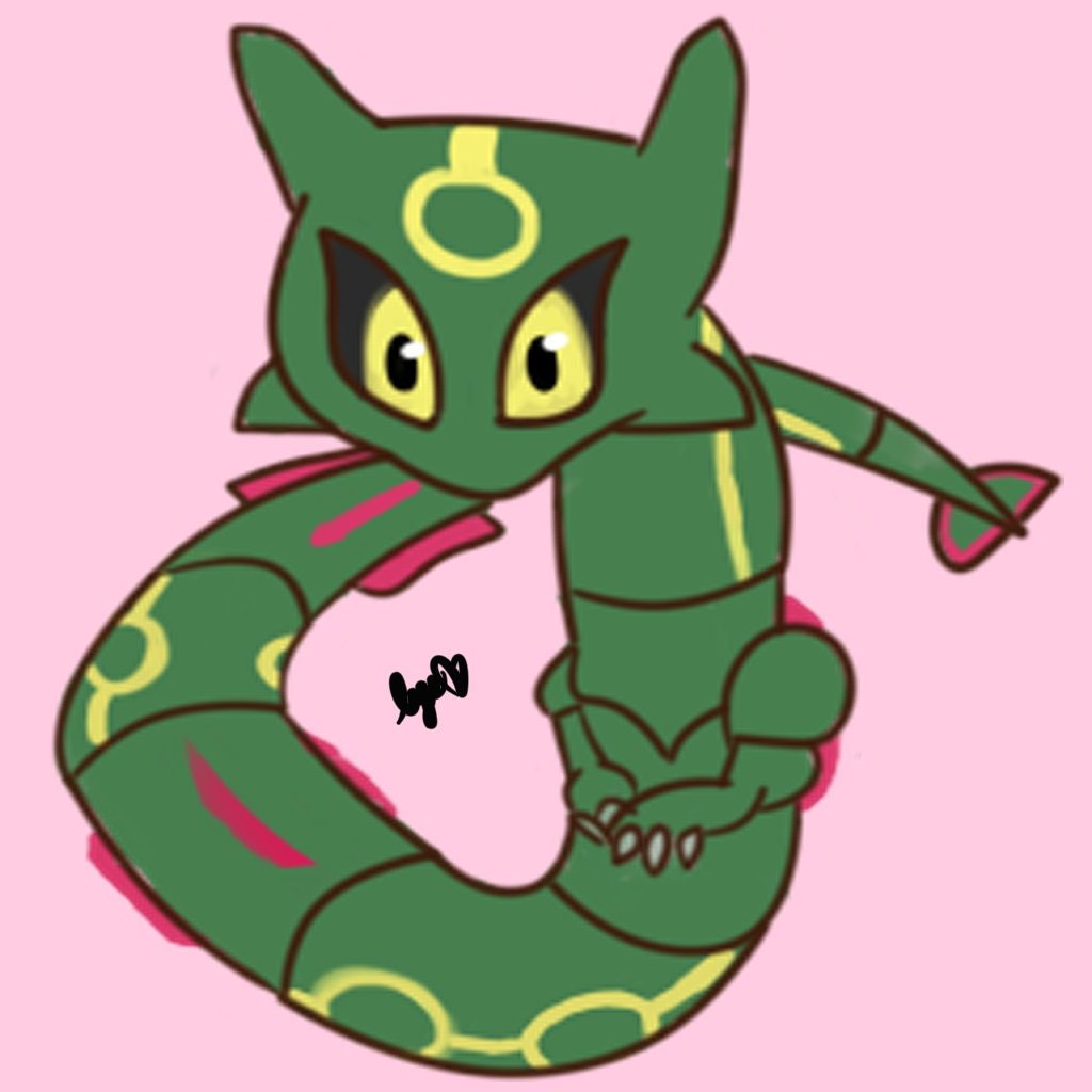 Rayquaza Corrupted Sticker - Rayquaza Corrupted - Discover & Share