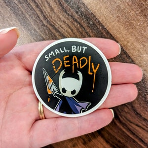 Hollow Knight Sticker Laptop Decal gift for Video Gamer Sticker for Nerd Boyfriend Gift Water Bottle Geek Sticker