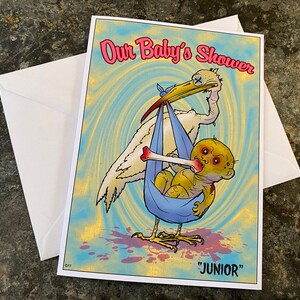 Babyparty-Ankündigung für Babys und Kleinkinder