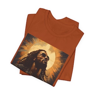 Black Jesus Graphic Tee: Christian Unisex T-Shirt Autumn