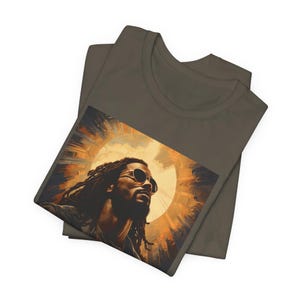 Black Jesus Graphic Tee: Christian Unisex T-Shirt Army