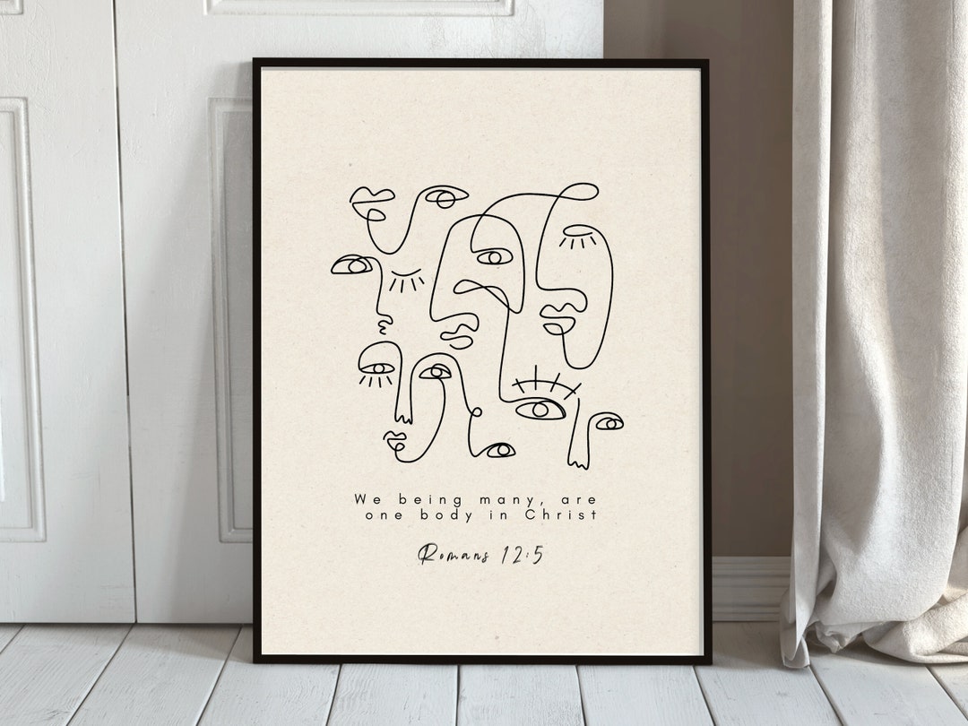 Abstract Christian Art Printable Modern Bible Verse Digital Etsy