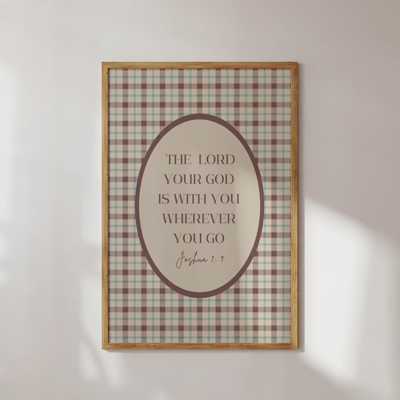 Decorazioni per la cameretta di un bambino cristiano, versetti biblici rustici, stampe per la "tana del piccolo uomo", arte murale con versetti biblici per bambini: set di 5 download digitali immagine 3
