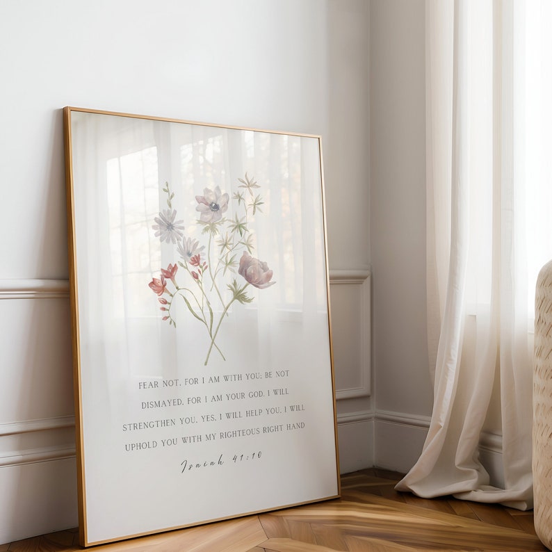 Pink Christian Gallery Wall Set of 8 Pretty Preppy Posters, Girls Bible Verse Wall Art, Coquette