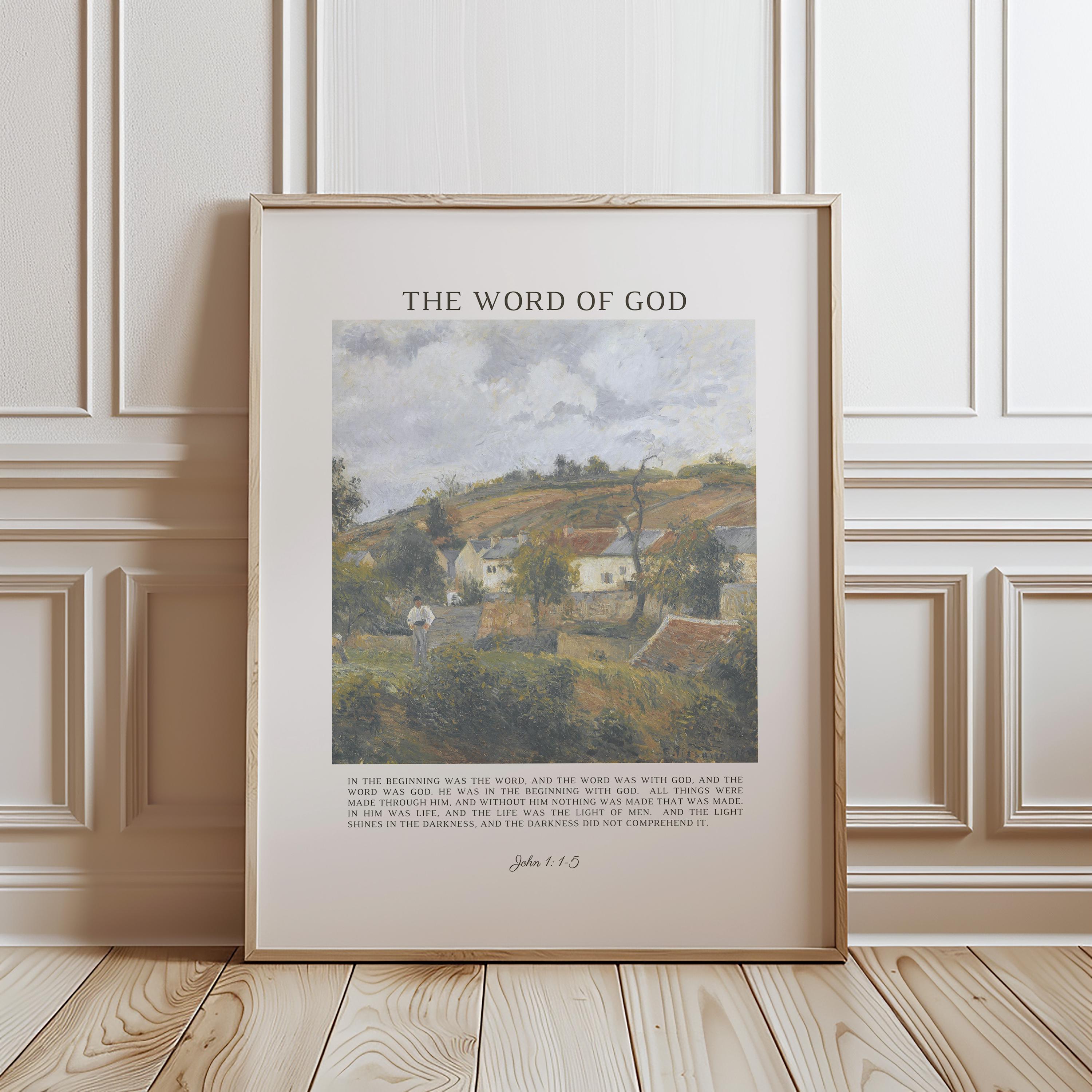 Names of God Christian Wall Art, Set of 6, Printable Vintage Bible ...