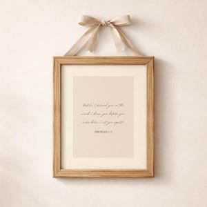 Christelijke kinderkamerkunst aan de muur, voordat ik je vormde in de baarmoeder, Jeremia 1:5, digitale download