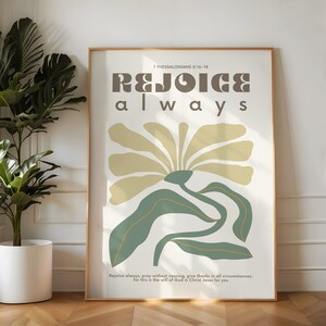 Christian Wall Art Bundle Green Modern Bible Verse Prints Set of 6 ...