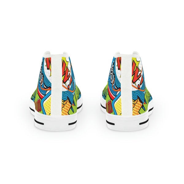 Men's High Top Comic Sneakers