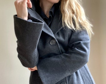 Vintage 90s Designer DKNY Winter Coat