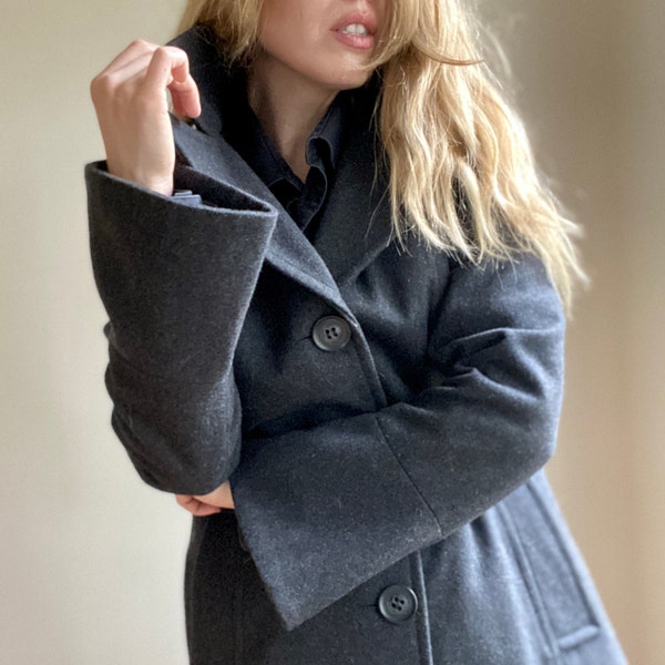 Vintage 90s Designer DKNY Winter Coat