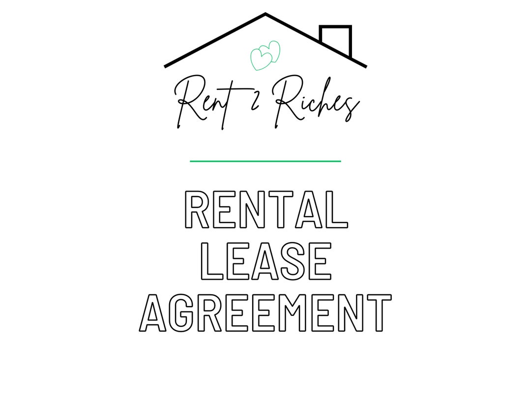 Rental Lease Agreement Residential Rental Lease Agreement Property Management Documents Instant