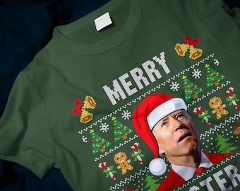 Funny Joe Biden Christmas Classic Men's T-Shirt