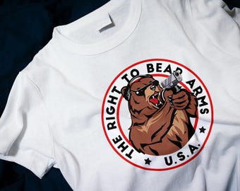 Right to Bear Arms 2nd Amendment USA Classic T-Shirt