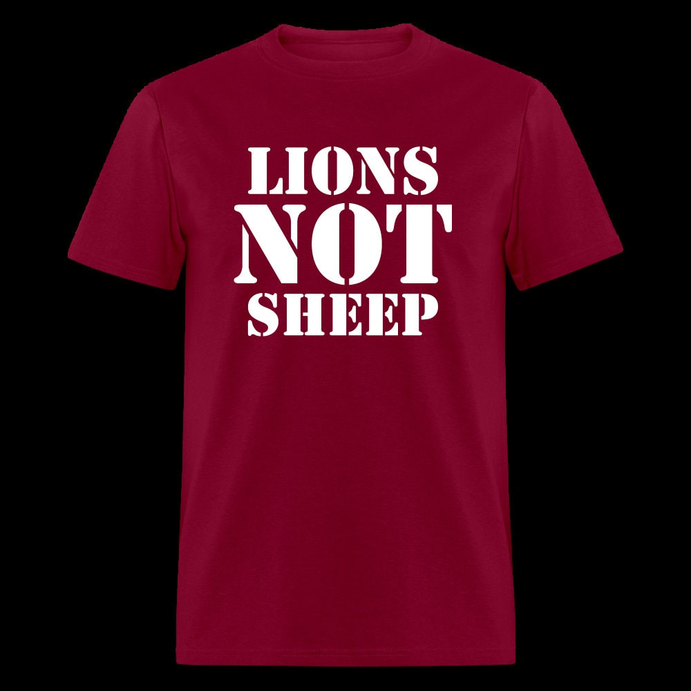 Lions Not Sheep Classic Tshirt Etsy