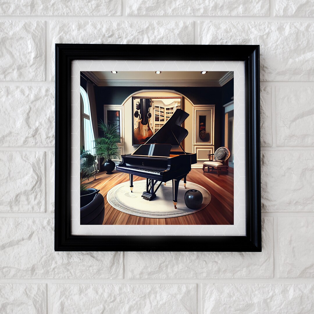 Baby Grand Piano Art 3 Piano Wall Art Printable Wall Art - Etsy