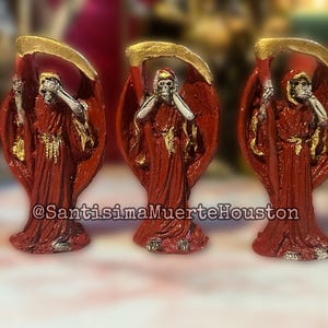5” Santa Muerte Statues Set of 3