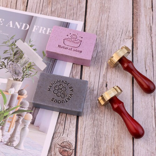 Personalized Brass Soap Stamp, Custom Soap Signature, Gifts for Soap Makers, Acrylic Stamp