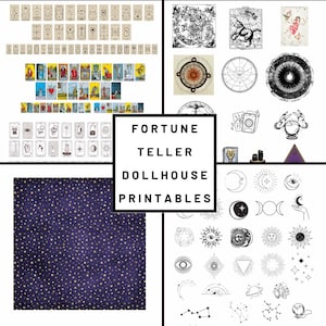 Tarot de diseuse de bonne aventure à imprimer - Miniatures - Carnet de voyage