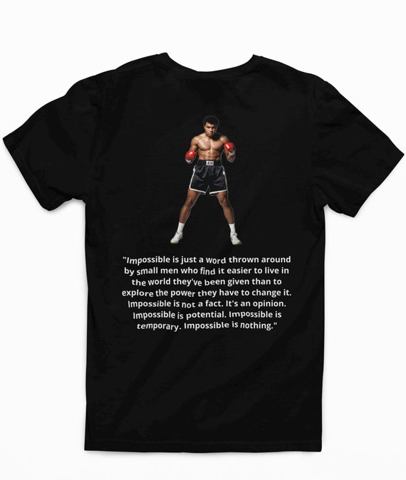 Muhammad Ali Quote Unisex T-shirt - Etsy