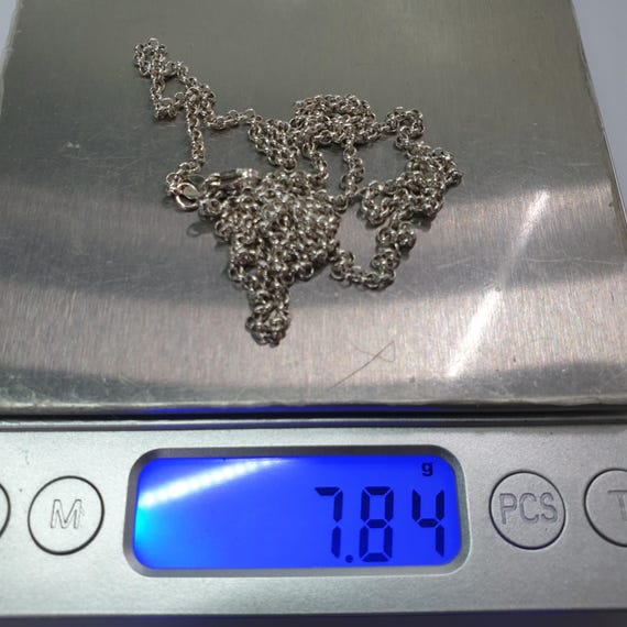 925 Sterling Silver Solid Belcher Link Necklace 7… - image 16