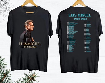 Vintage Luis Miguel Tour 2024 Shirt, Luis Miguel Tour Merch, Luis Miguel Fan Gift Shirt, Luis Miguel Concert Tee, Graphic Luis Miguel Shirt