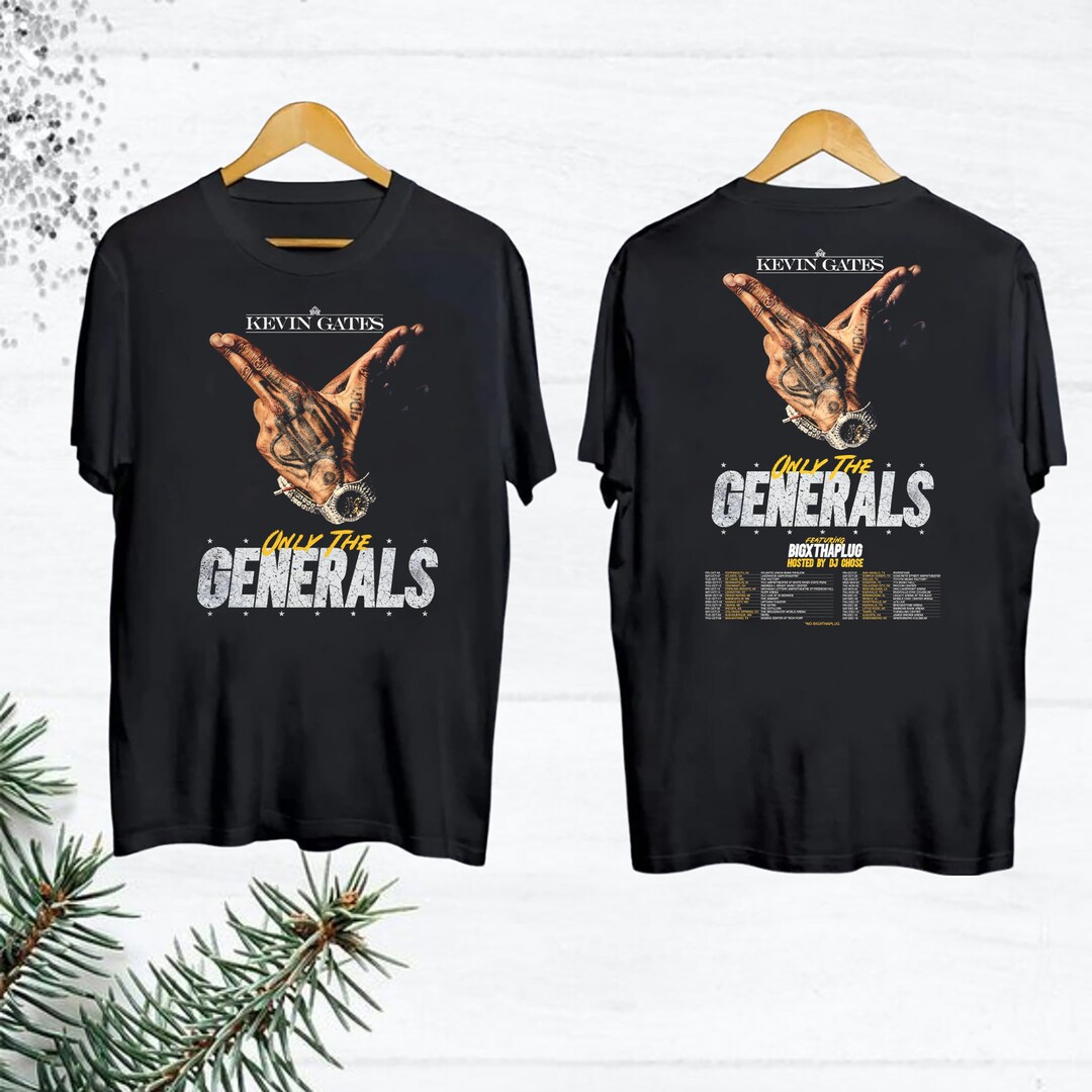 Kevin Gates Only the Generals Tour 2023 Tshirt, Kevin Gates Concert