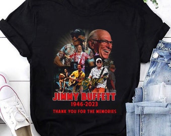 Jimmy Buffett 1946-2023 Shirt, Jimmy Buffett Thanks For The Memories T-Shirt, 90s Vintage Jimmy Buffett Shirt, R.I.P Jimmy Buffet Fan Shirt