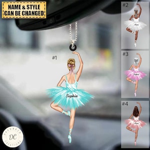 Ballet Dancers Gift, Personalized Ballet Christmas Shaped Ornament, Custom Ballet Christmas Ornament, Ballet Lover Gift, Ballerina Gift